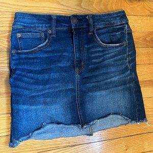 American Eagle size 6 high rise mini Jean skirt